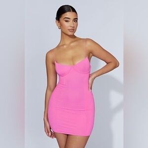 Meshki Misty Contour Mini Dress – Bubblegum Pink Size Medium NWT